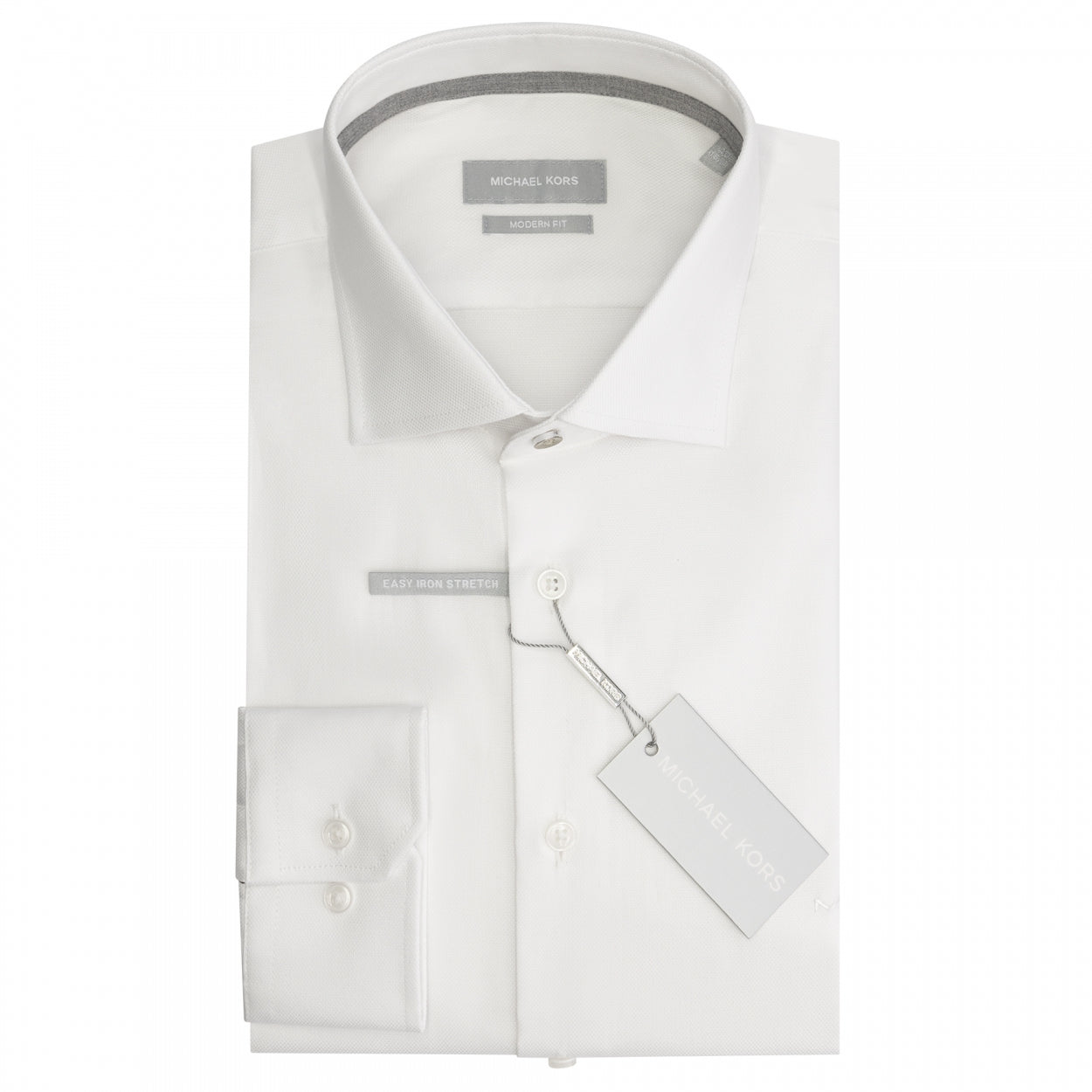 White cotton slim fit shirt Michael Kors - MK0DS1154/100