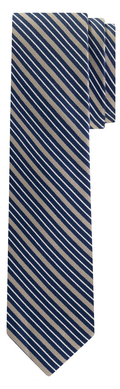 Blue striped silk tie Michael Kors - MK0DT00044/411