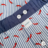 Blue cotton boxershorts with red peppers Sixtine's - Nelly