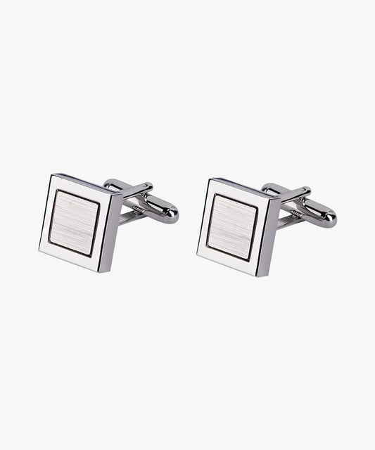 Silver square cufflinks Profuomo - PP3MAB016A