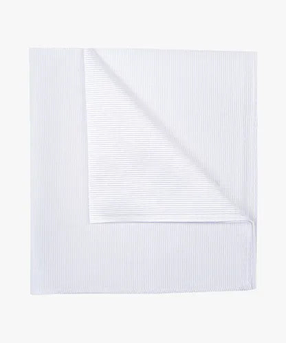 White silk pocket square Profuomo - PP5N00002C-D-F-O-U