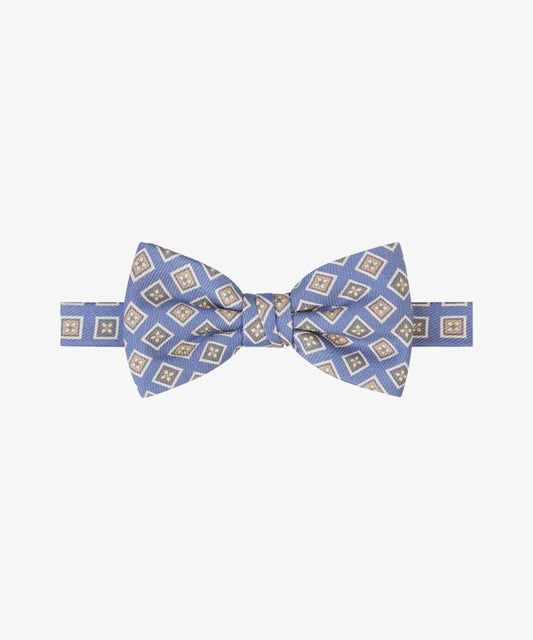 Blue Silk bowtie with print Profuomo - PPUV30003D