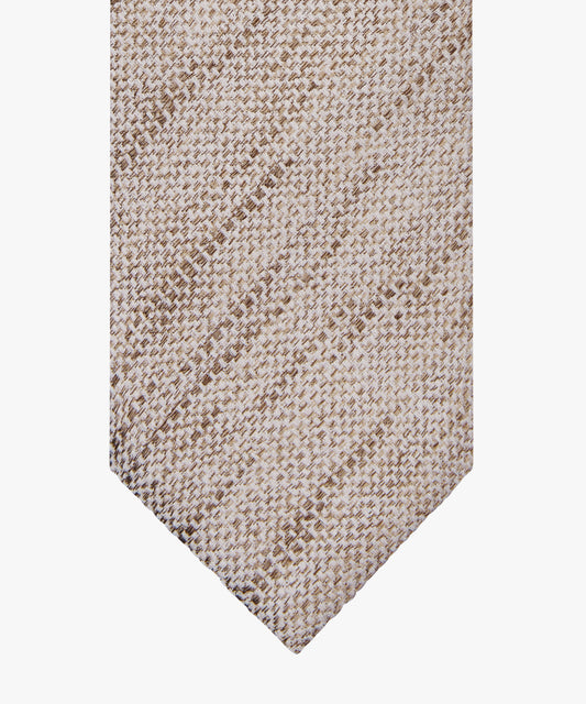 Beige structured silk bowtie Profuomo - PPWA30013B