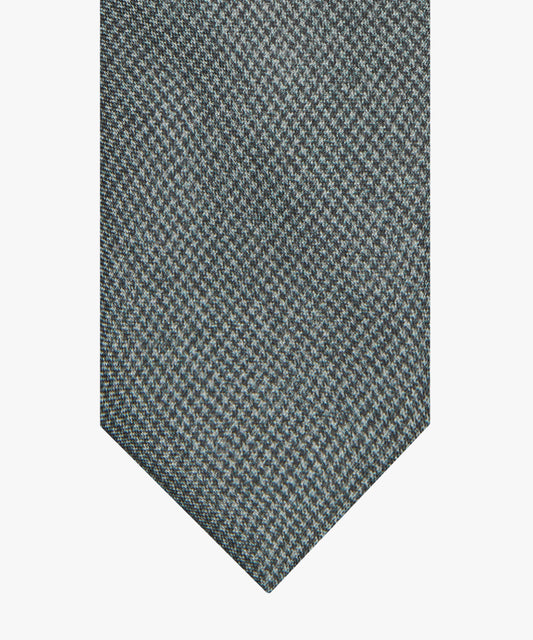 Green silk tie with print Profuomo - PPWA30020B-E
