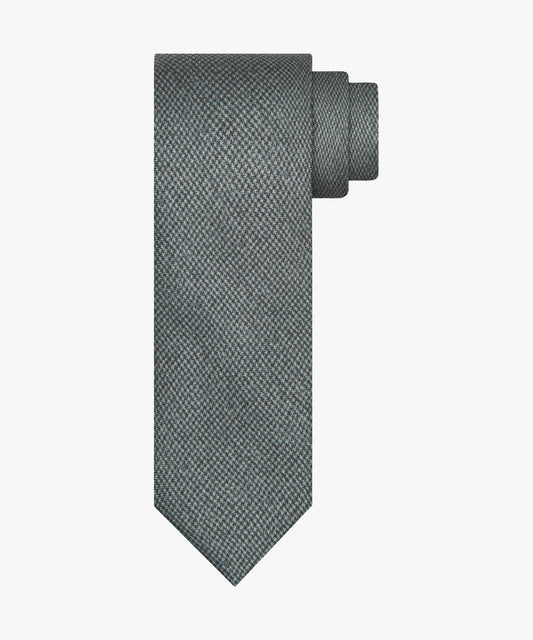 Green silk tie with print Profuomo - PPWA30020B-E