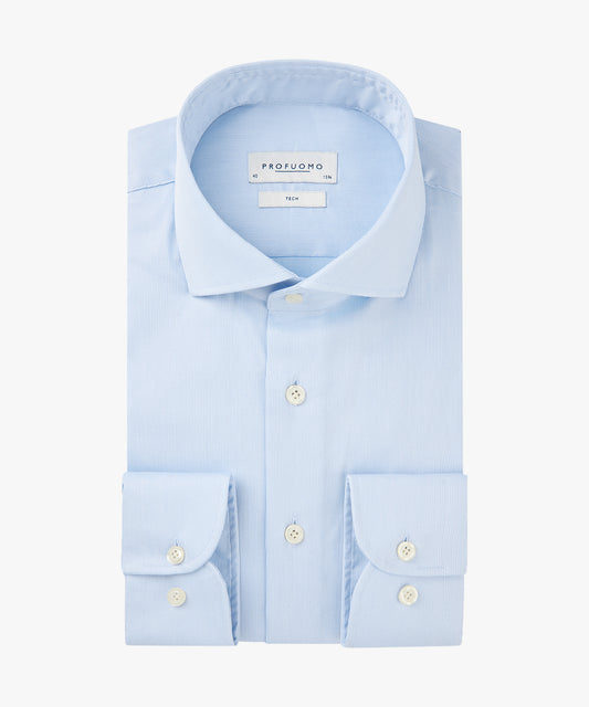 Blue striped slim fit shirt Profuomo - PPWH10010A