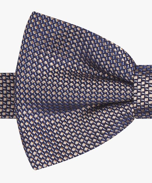 Beige structured silk bowtie Profuomo - PPWV30041D