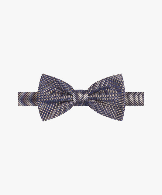 Beige structured silk bowtie Profuomo - PPWV30041D