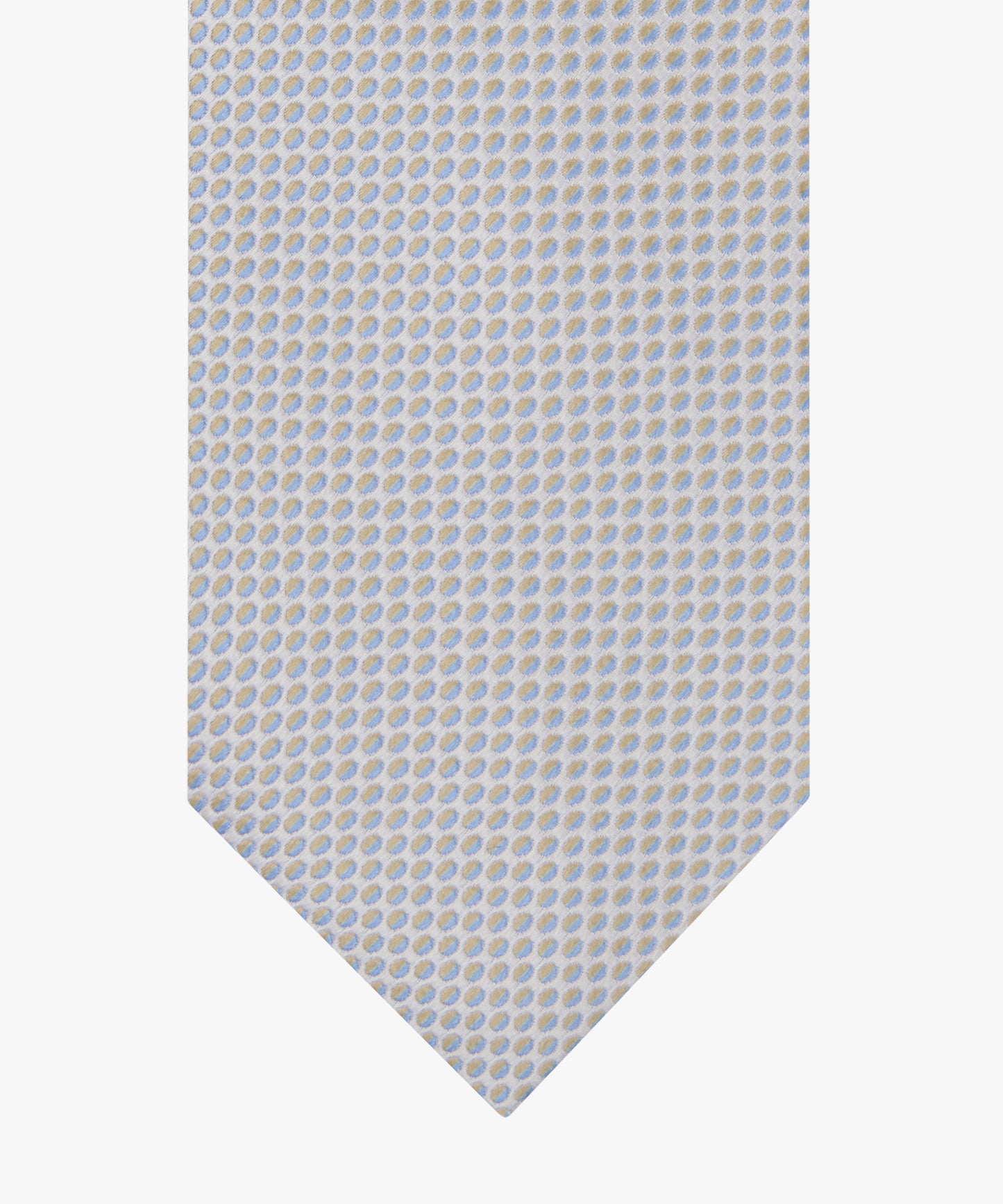 Beige zijden stropdas met print Profuomo - PPXA10050B