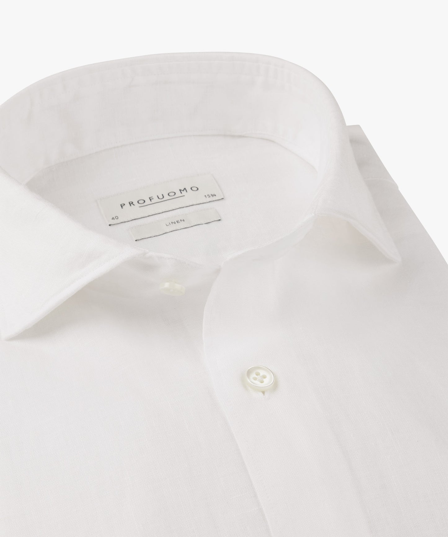 Lightblue linnen slim fit shirt Profuomo - PPXH10017A-B-P