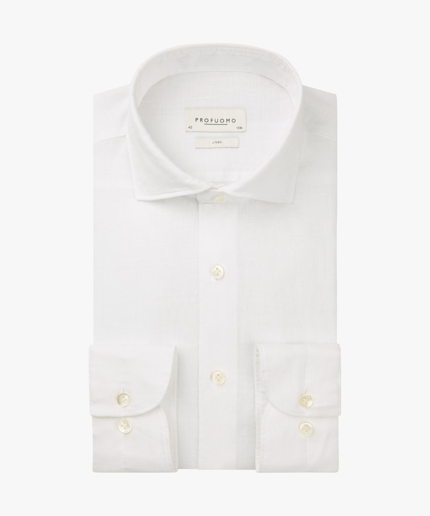 Lightblue linnen slim fit shirt Profuomo - PPXH10017A-B-P