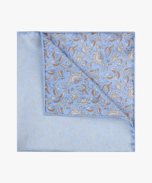 Blue silk pocket square Profuomo - PPXN10001A-B-C-D-E