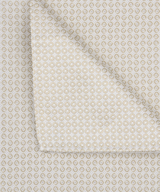 Beige silk pocket square Profuomo - PPXN10055A