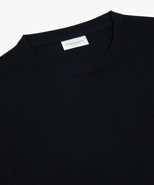 Navy knitted T-Shirrt Profuomo - PPXT10002A