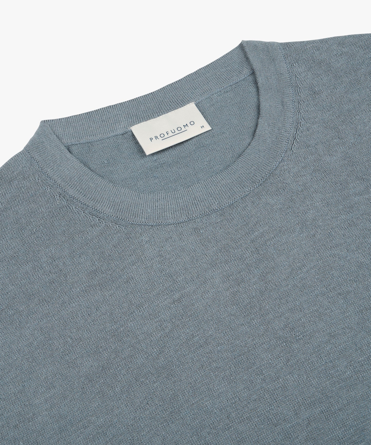 Ecru cotton linnen T-Shirt Profuomo - PPXT10006B-F