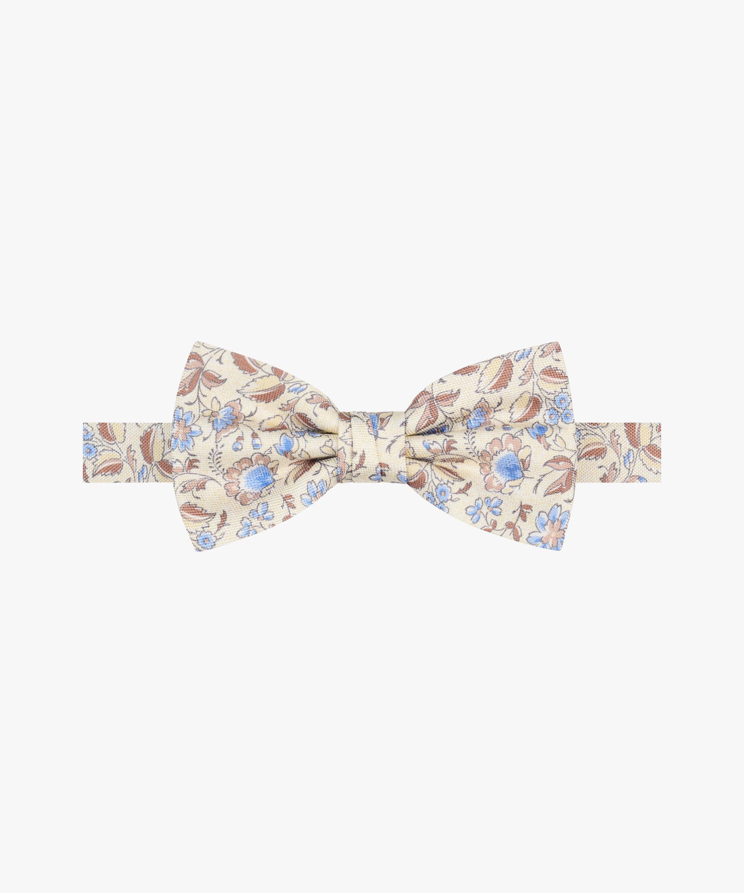 Brown silk bowtie with print Profuomo - PPXV10042A-B-C-D-E