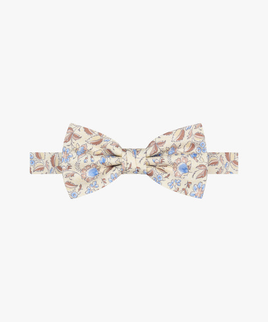 Cream silk bowtie with print Profuomo - PPXV10042A-B-C-D-E