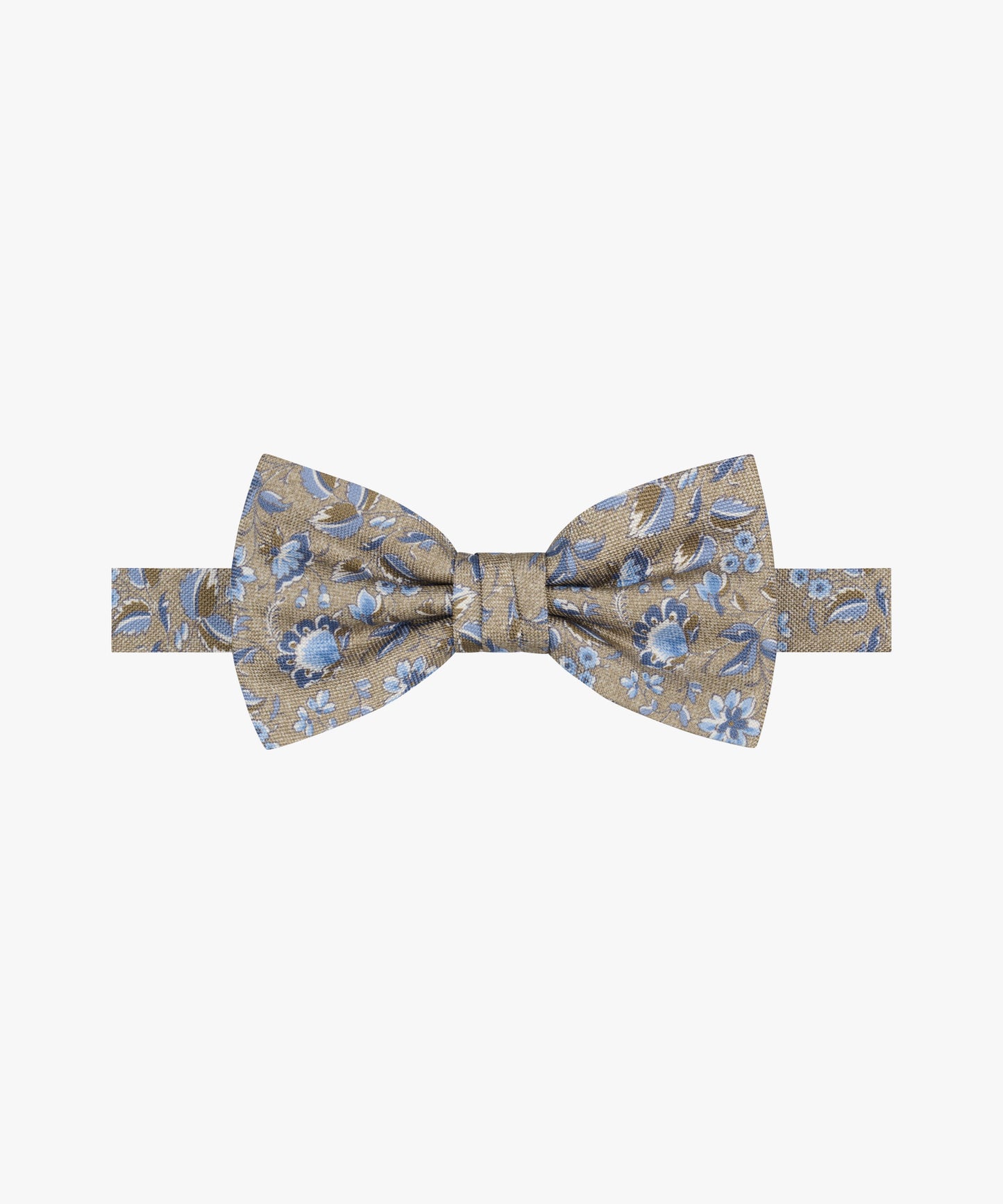 Brown silk bowtie with print Profuomo - PPXV10042A-B-C-D-E