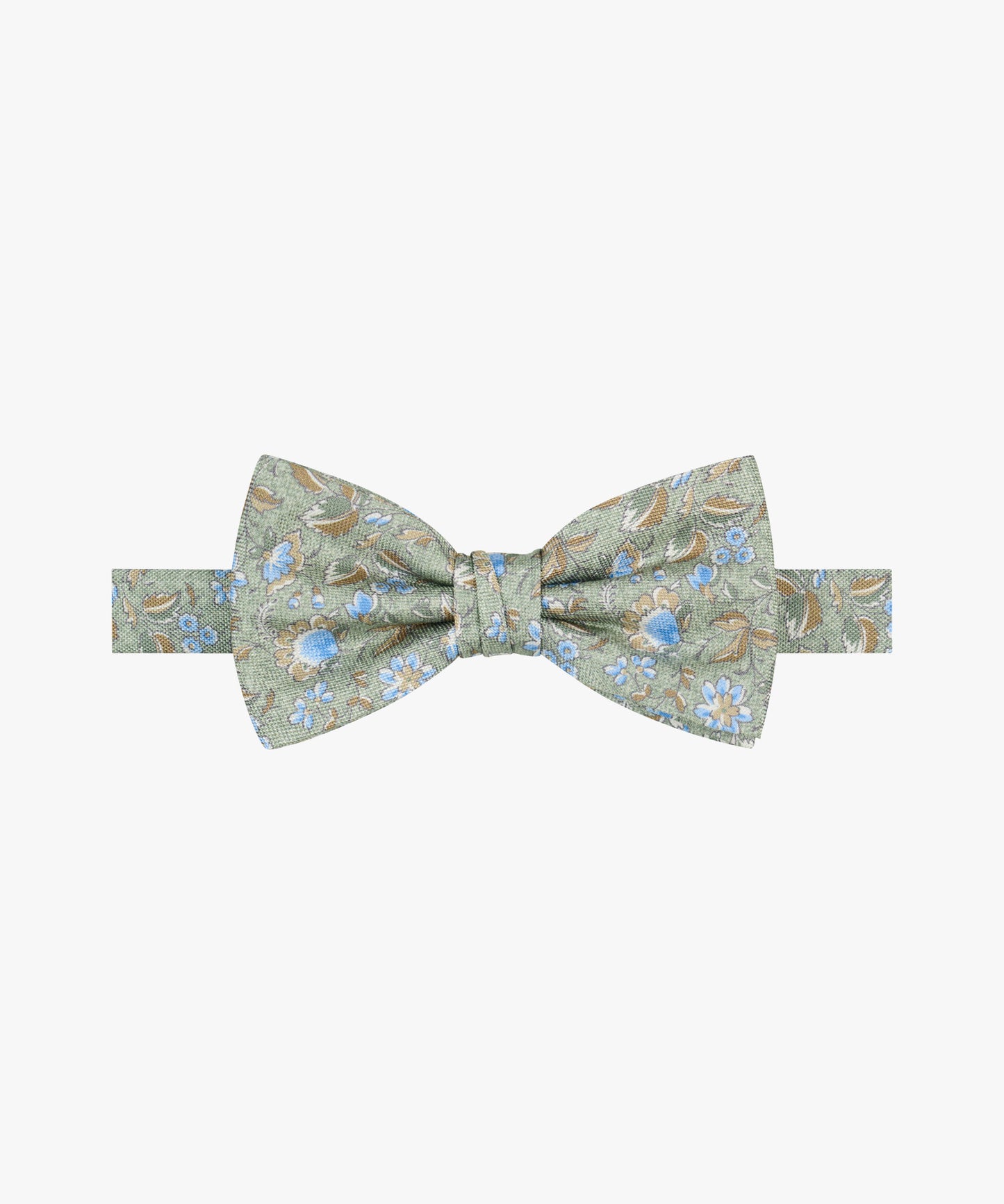 Brown silk bowtie with print Profuomo - PPXV10042A-B-C-D-E