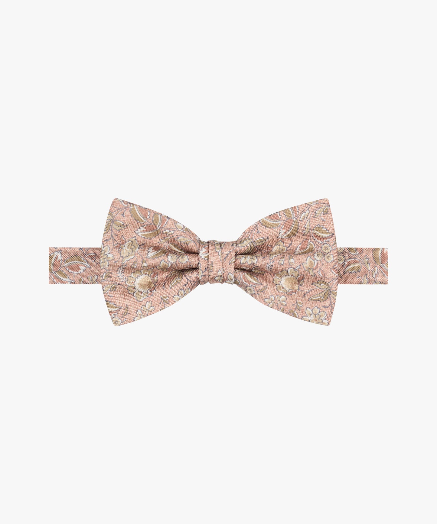 Brown silk bowtie with print Profuomo - PPXV10042A-B-C-D-E
