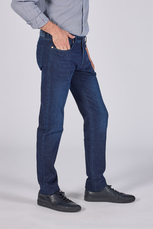 Donkerindigo regular fit jeans Zilton - Rodger 08/932