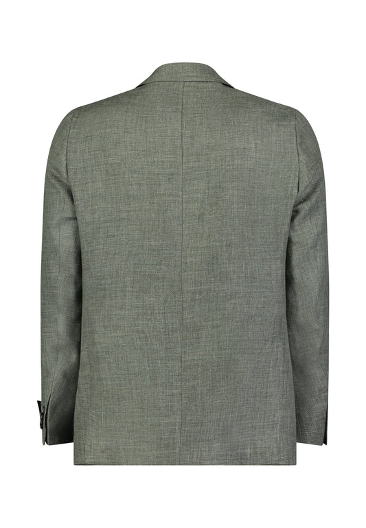 Groen linnen wollen slim fit jas Roy Robson - 02602/A310