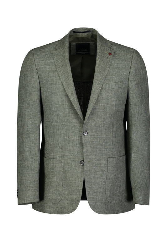 Groen linnen wollen slim fit jas Roy Robson - 02602/A310