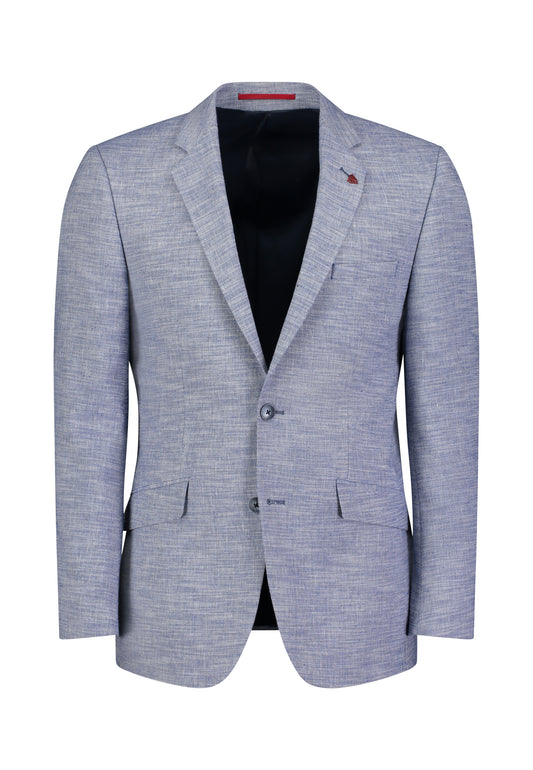 Blue cotton linnen slim fit suit Roy Robson - 02118/A450