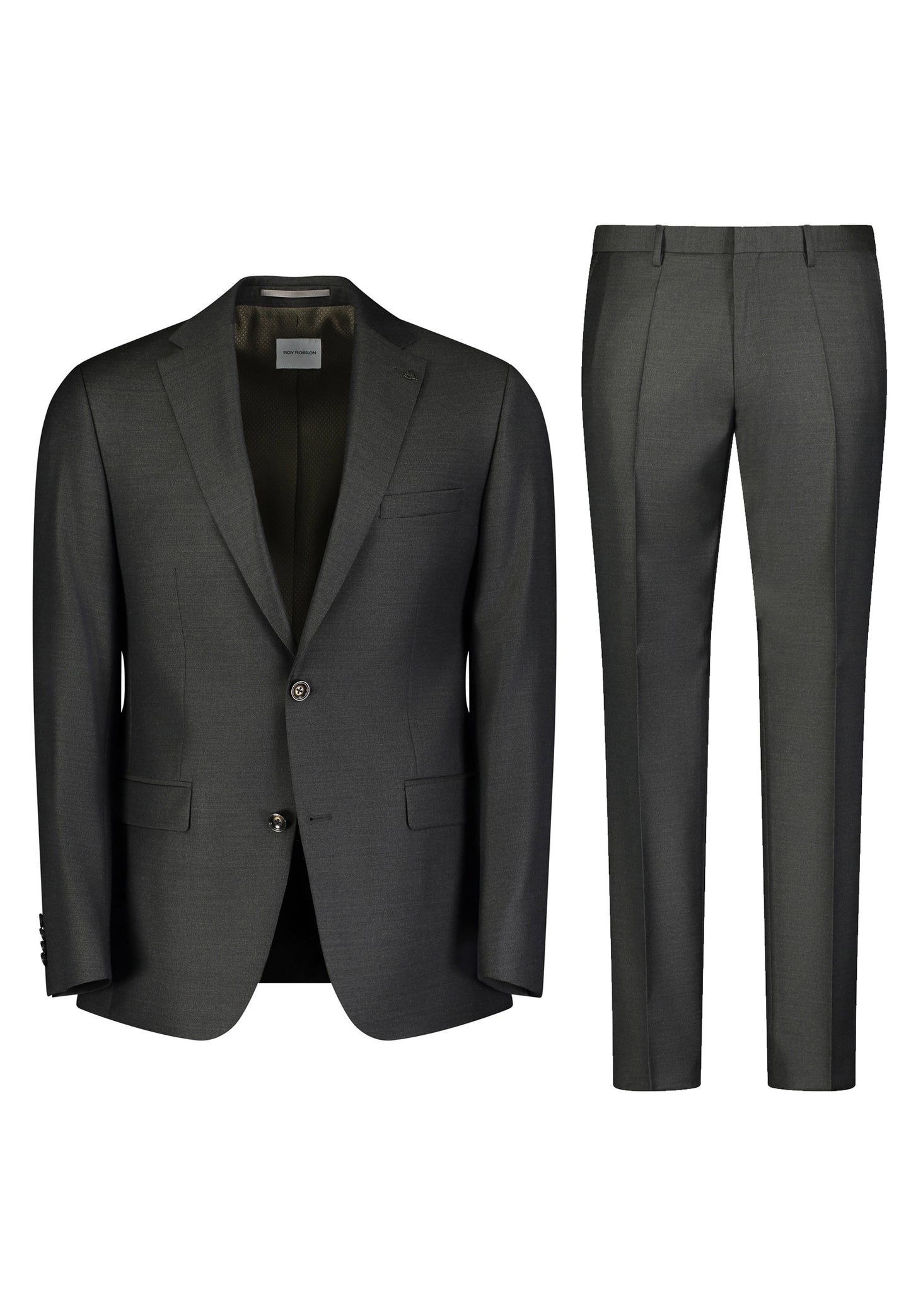 Blue grey woolen regular fit suit Roy Robson - 17112/A405