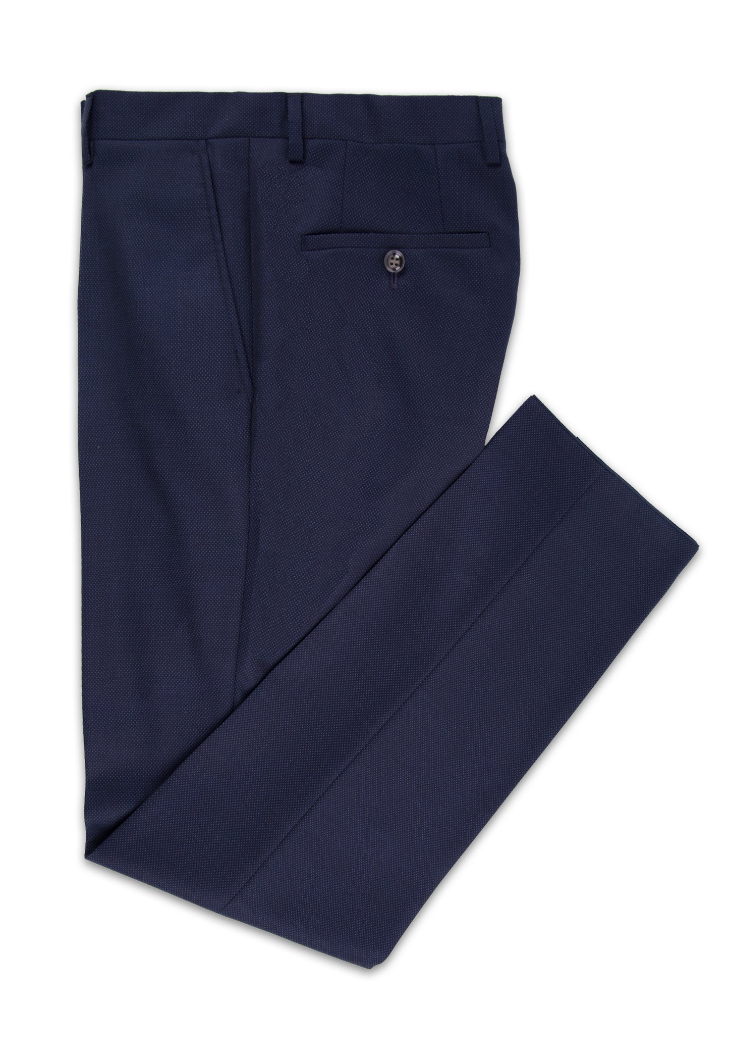 Navy dotted slim fit woolen suit Roy Robson - 55063/A410