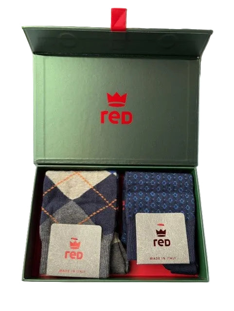 giftbox burgundy socks Red - 64D72G2/902RP