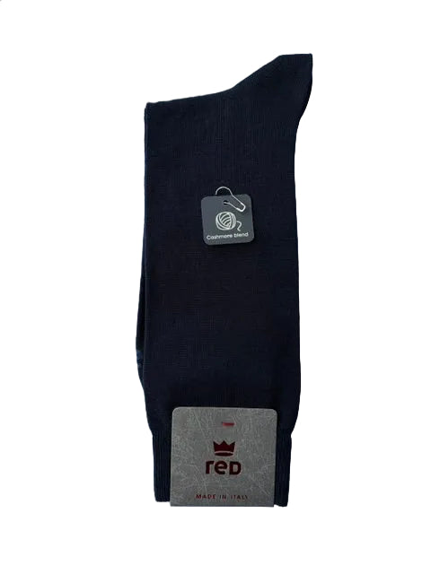 Dark grey cashmere blend socks Red - 64D94G/V0220