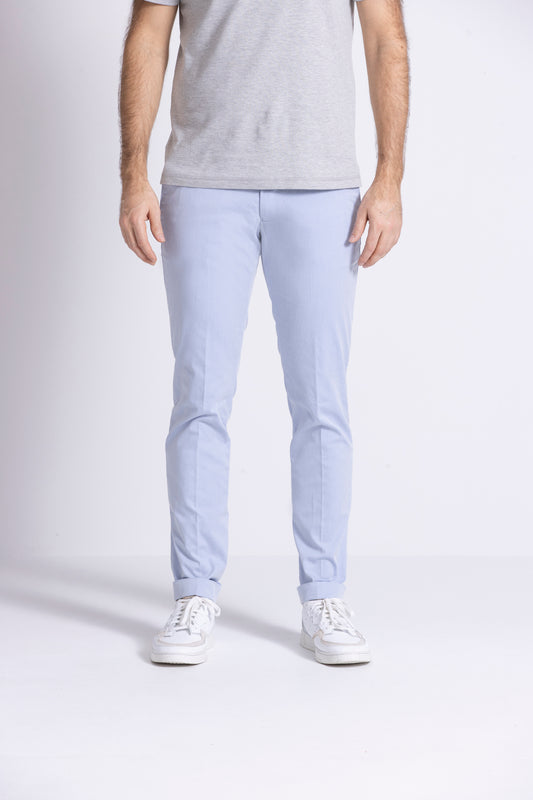 Light blue slim fit trousers Zilton - Seger 44/302