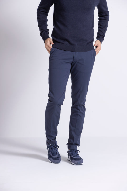 Navy slim fit trousers Zilton - Seger 44/382