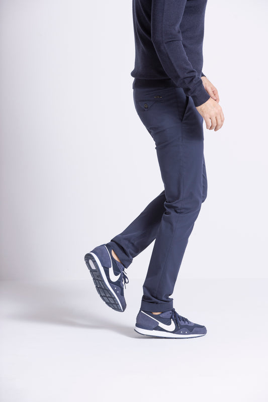 Navy slim fit broek Zilton - Seger 44/382