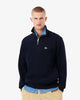 Navy katoenen pullover met ritsje Lacoste - SH1927-53/166