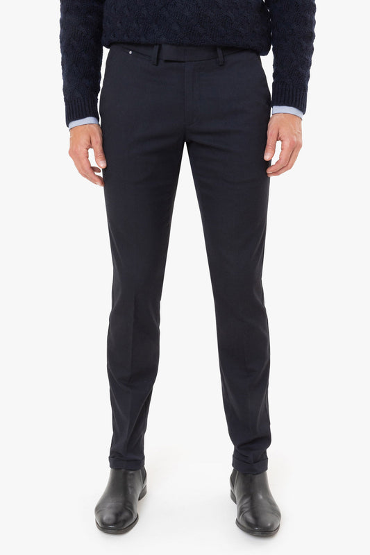 Navy slim fit trousers Zilton - Sidney-D 33/393