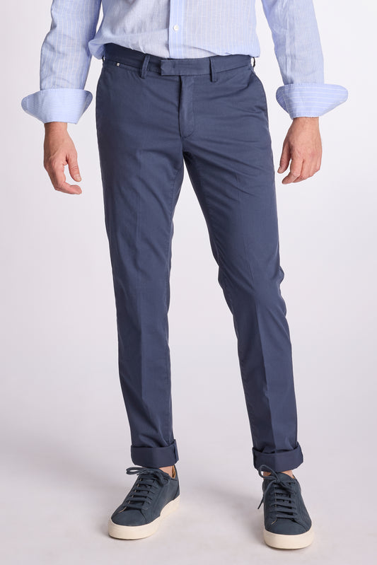 navy modern fit broek Zilton - Sidney-D 44/383