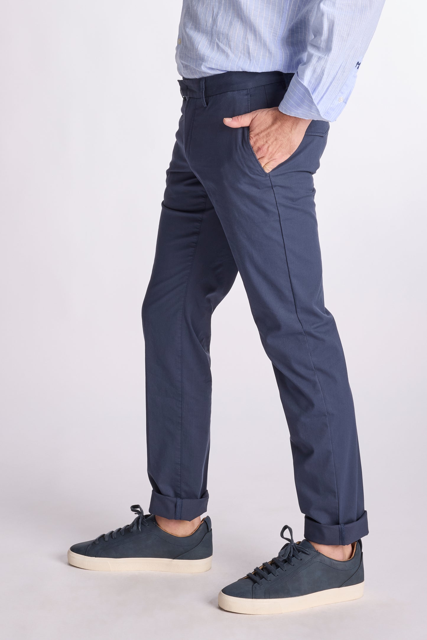 Navy modern fit trousers Zilton - Sidney-D 44/383