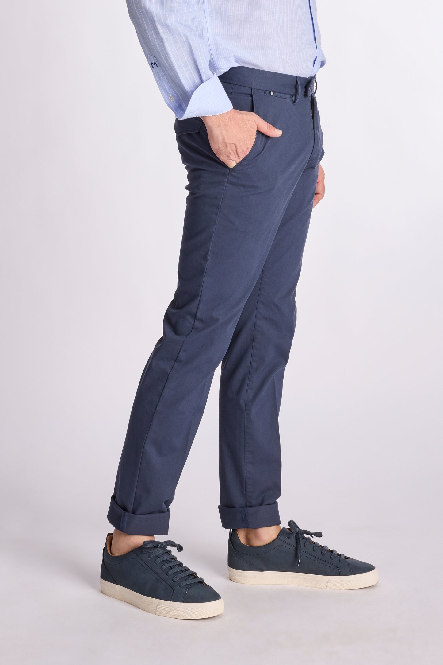 Navy modern fit trousers Zilton - Sidney-D 44/383