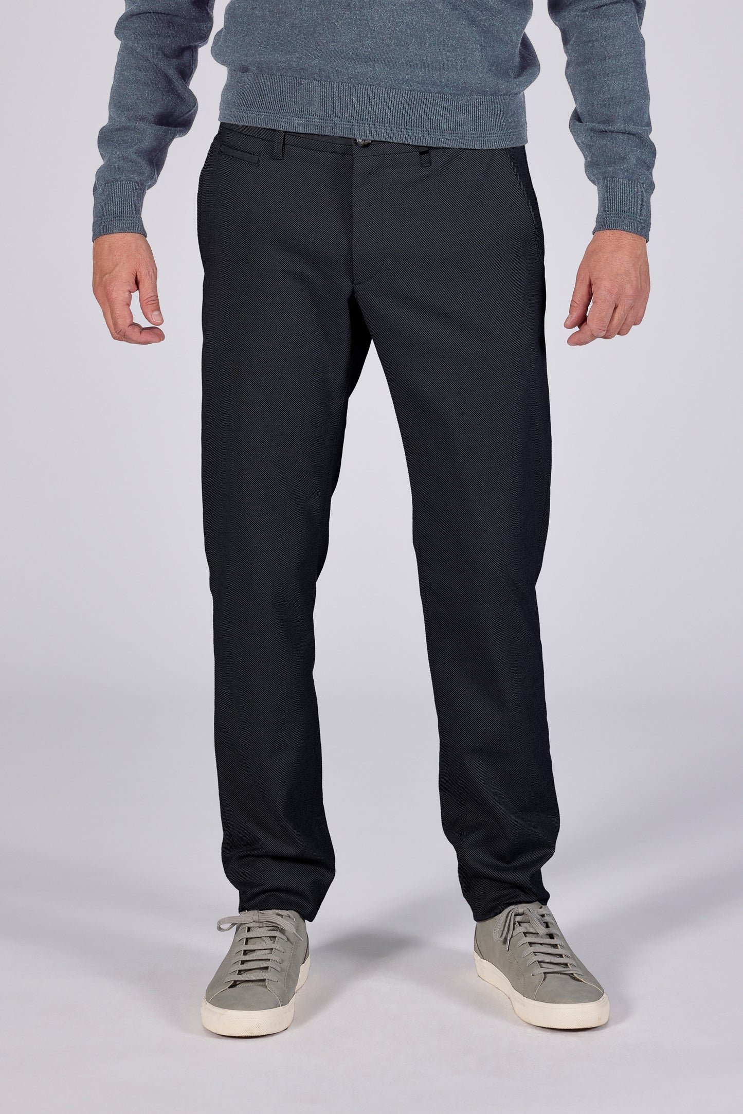 Navy modern fit broek Zilton - Sidney-F 61/383