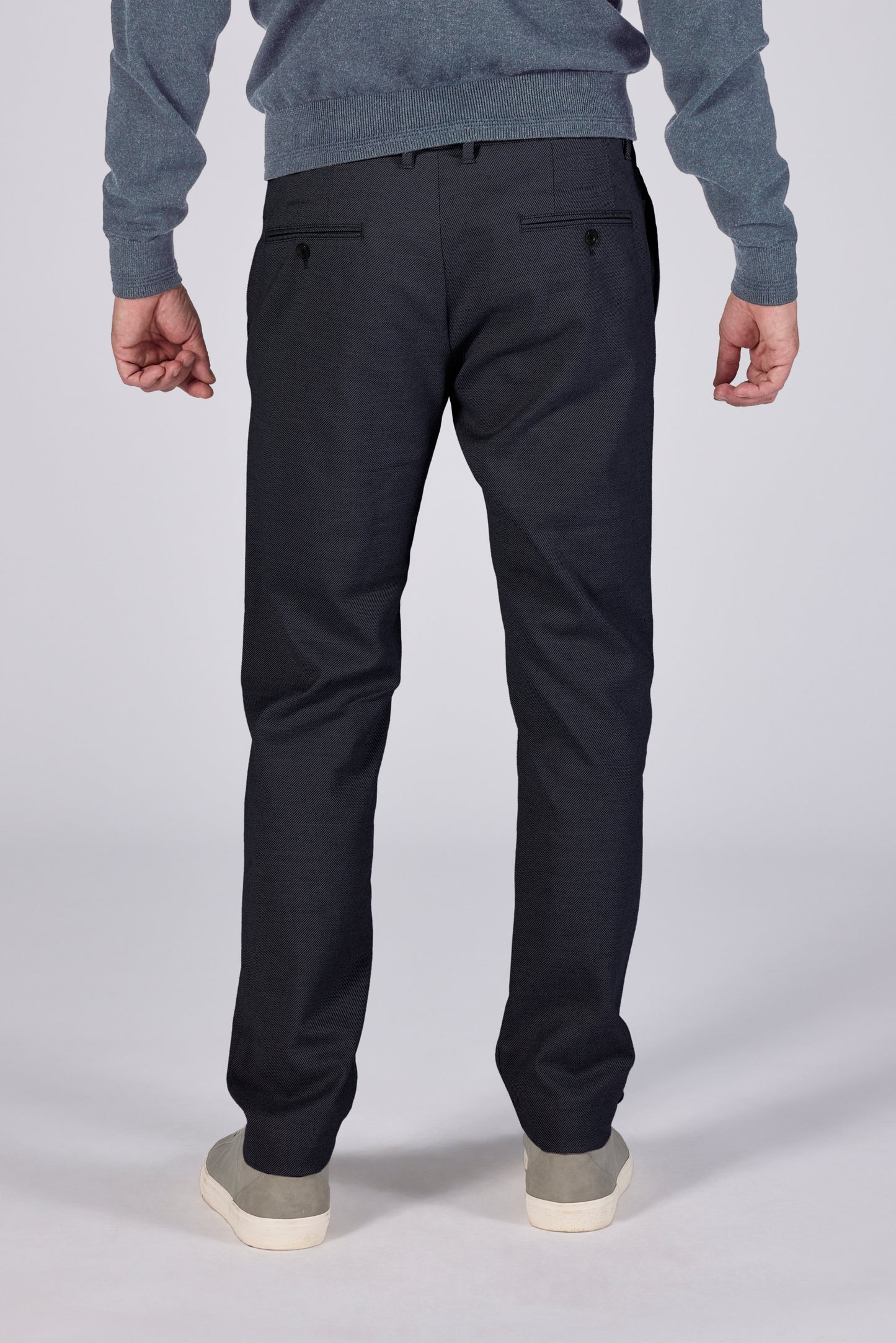 Navy modern fit broek Zilton - Sidney-F 61/383