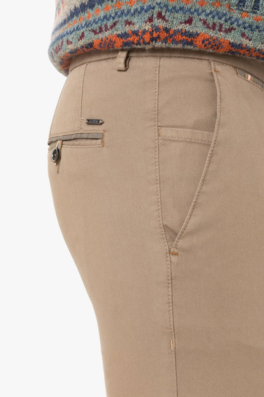 Beige cotton slim fit trousers Sidney Zilton - 16/422