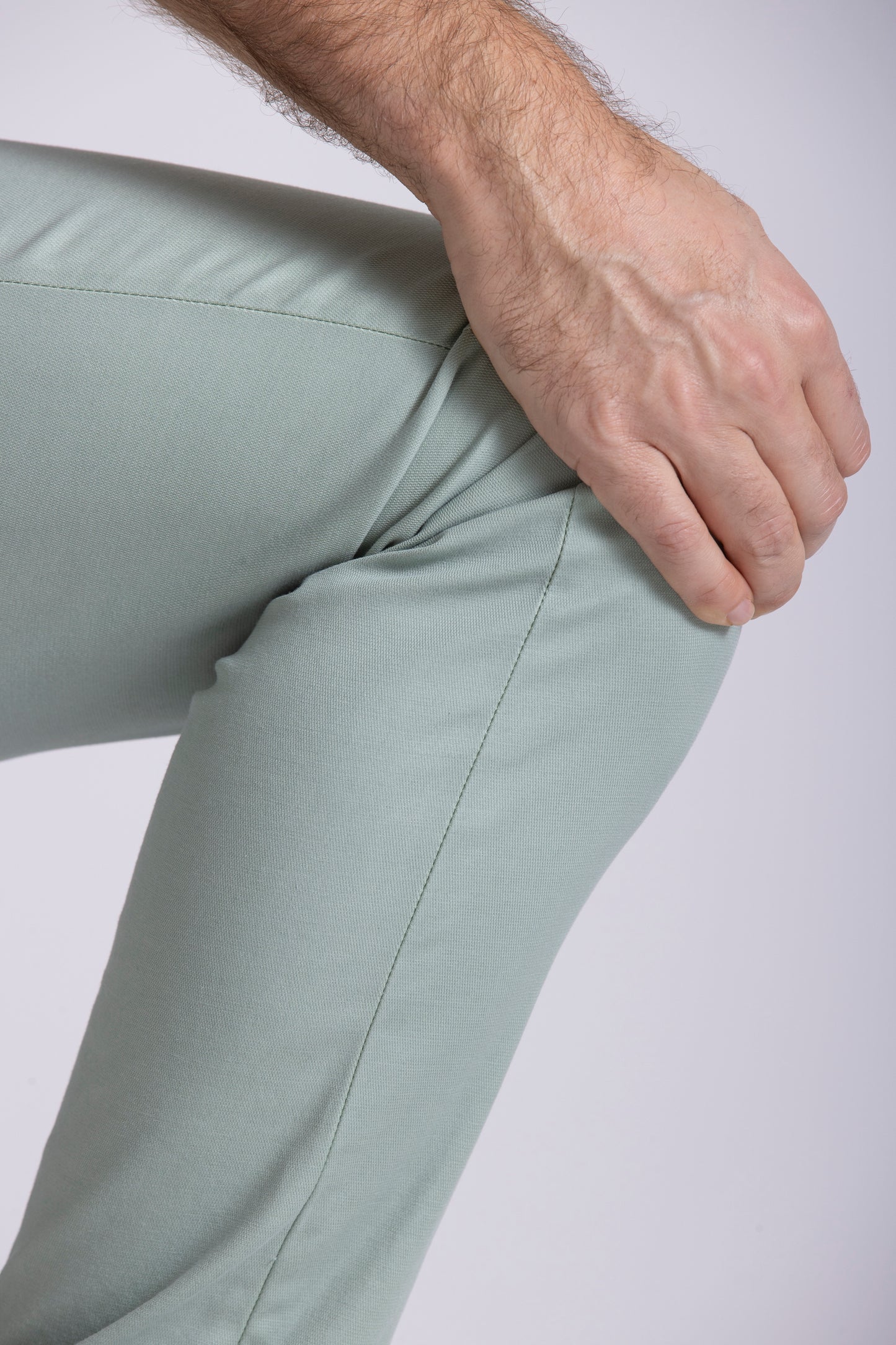 Beige cotton slim fit trousers Zilton - Sidney 17/420