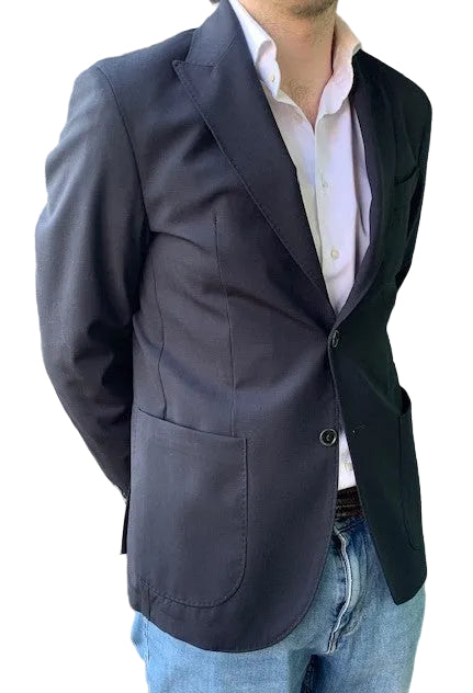 Navy slim fit woolen blazer Seventy - GI0963/755