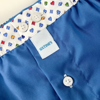  Blauwe boxershort Sixtine's - Veronique 