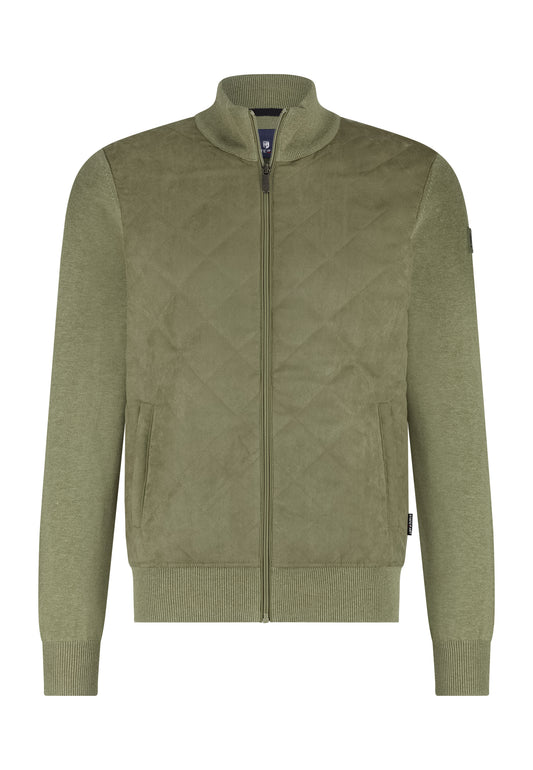 Khaki cardigan State of Art - 25105/3800