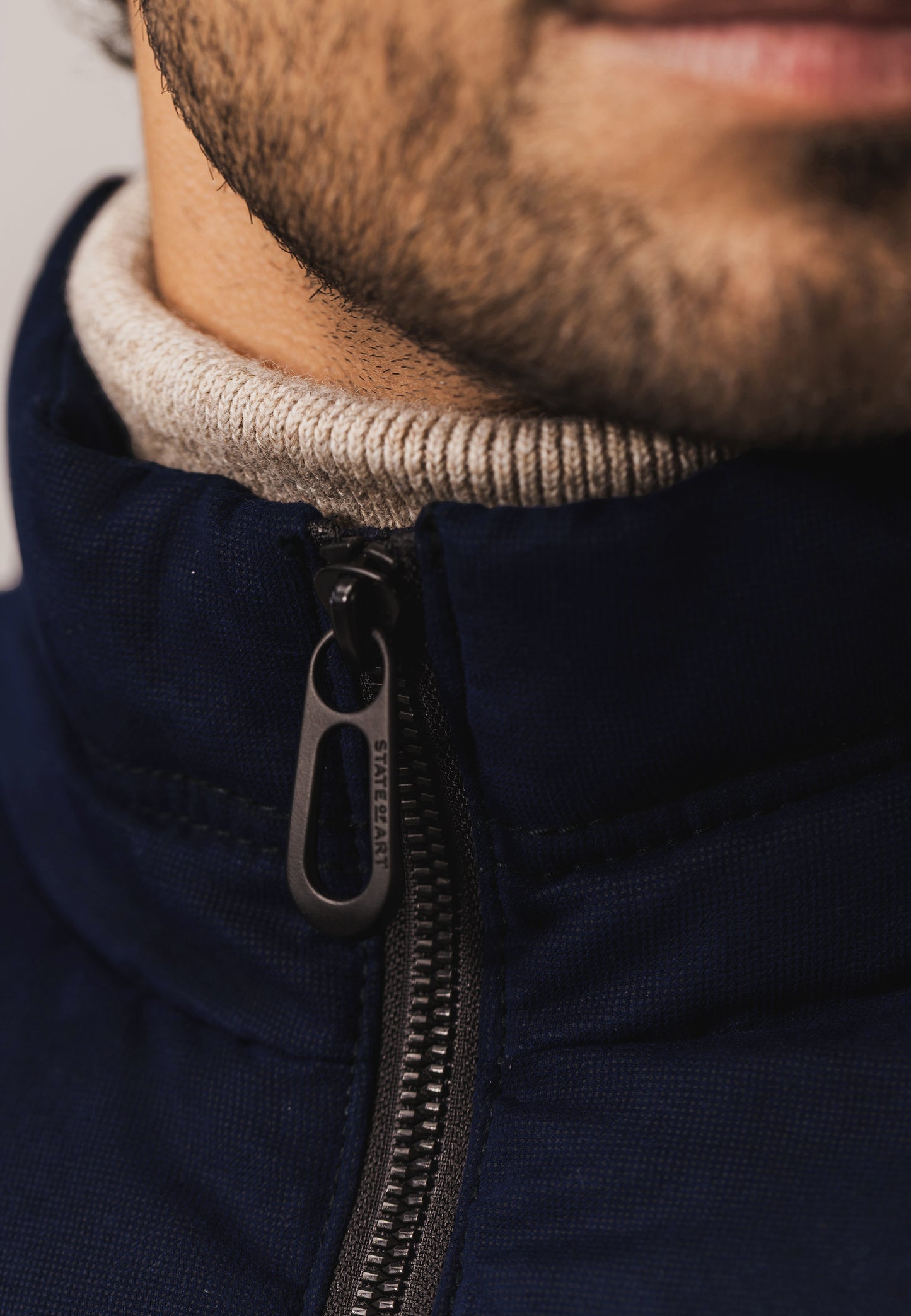 Navy short outdoor jacket State of Art - 25855/5900