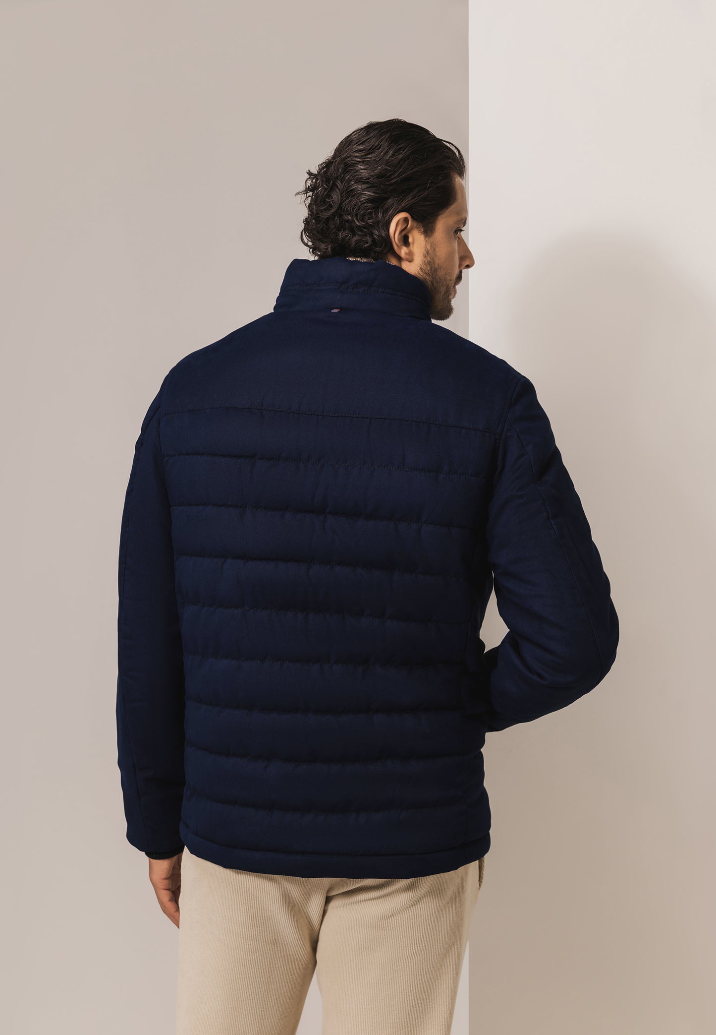Navy short outdoor jacket State of Art - 25855/5900