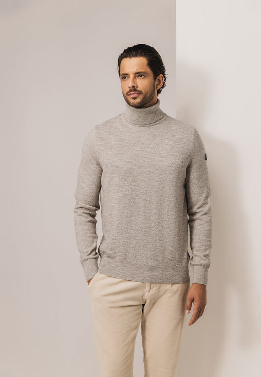 Sand turtleneck pullover State of Art - 25063/1486